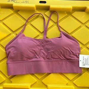 Lululemon bra top. Rose pink. Size 12